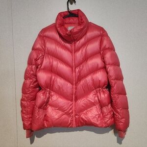 Athleta Lofty Down Puffer Jacket Womens Medium